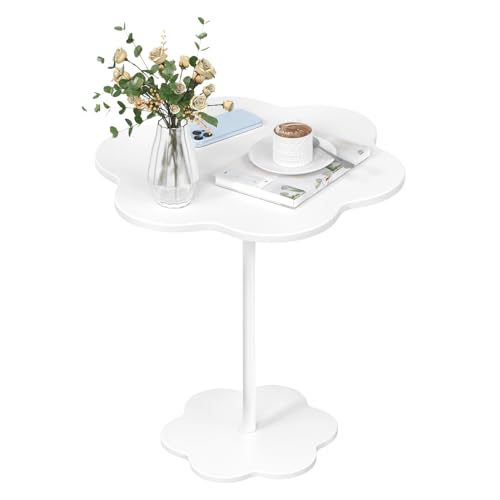 Masiunoz Funktioneller und langlebiger Tisch in Blumenform – modernes Design mit Stabiler MDF-Platte, einfache Reinigung und Montage, ideal für den Heim- oder Bürogebrauch Weiß Masiunoz Funktioneller und langlebiger Tisch in Blumenform – modernes Design mit Stabiler MDF-Platte, einfache Reinigung und Montage, ideal für den Heim- oder Bürogebrauch Weiß von Masiunoz