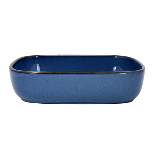 MASON CASH Reaktive Blue Auflaufform, 1,2 L, Hochwertiges Ofengeschirr mit einzigartiger Glasurtechnik, Rechteckige Form für vielseitigen Einsatz in der Küche MASON CASH Reaktive Blue Auflaufform, 1,2 L, Hochwertiges Ofengeschirr mit einzigartiger Glasurtechnik, Rechteckige Form für vielseitigen Einsatz in der Küche von Mason Cash
