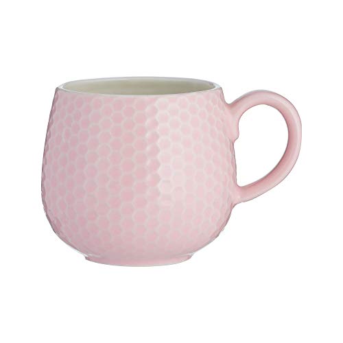 Mason Cash Geprägte Tasse Honigwaben pink, 350 ml, 2002.105 von Mason Cash