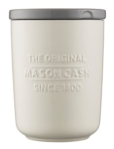 Mason Cash Vorratsbehälter, Steingut, weiß, 12 x 12 x 16 cm von Mason Cash