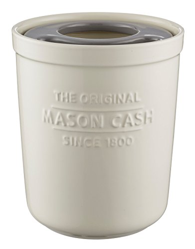 Mason Cash Innovative Küchenhelfer Topf und Untersetzer, Keramik, aus/weiß, 16 x 16 x 20 cm von Mason Cash