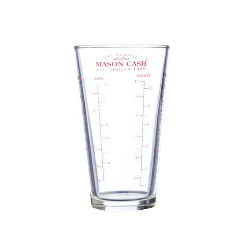 Mason Cash Messbecher, Borosilikatglas, transparent, 8,5 x 8,5 x 14,5 cm, 350 ml von Mason Cash