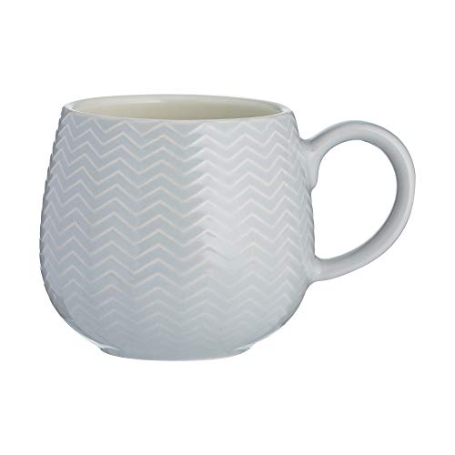 Mason Cash Tasse Zickzack, grau, 350 ml 2002.104 von Mason Cash