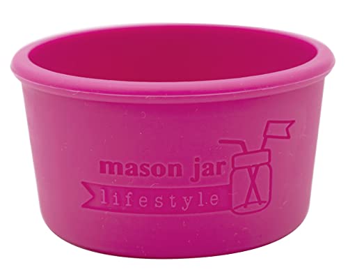 Mason Jar Lifestyle Silikonhüllen zum Schutz von kleinen Kugeln, gesteppten Einmachgläsern, 118 ml, Beerenrosa, 2 Stück Mason Jar Lifestyle Silikonhüllen zum Schutz von kleinen Kugeln, gesteppten Einmachgläsern, 118 ml, Beerenrosa, 2 Stück von Mason Jar Lifestyle