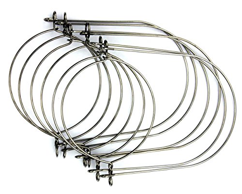 Stainless Steel Wire Handles for Mason, Ball, Canning Jars (6 Pack, Wide Mouth) by Mason Jar Lifestyle von Mason Jar Lifestyle