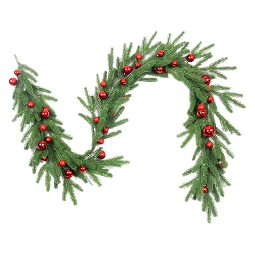 Masoog Haustür Weihnachtskränze | Künstliche Zedernkränze - Weihnachtsdekorationen Girlande Für Kaminbaum Thanksgiving Tisch Innenhause Hof Terrasse Garten Masoog Haustür Weihnachtskränze | Künstliche Zedernkränze - Weihnachtsdekorationen Girlande Für Kaminbaum Thanksgiving Tisch Innenhause Hof Terrasse Garten von Masoog