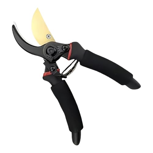 Masoog Pruning Shears,Gartenschere Pflanzenzwicker - Gartengeräte Zubehör Robuste Bypass Gartenschere Für Äste Gartenpflanzen Gehölze Rasen Trimming von Masoog