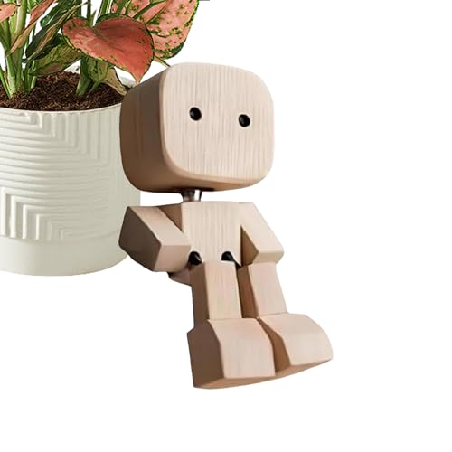 Masoog Wackelnder Holzfigur-Männchen - Auto-Armaturenbrett-Deko - Fahrzeugfigur Für SUV LKW Limousine Schlafzimmer Wohnung Masoog Wackelnder Holzfigur-Männchen - Auto-Armaturenbrett-Deko - Fahrzeugfigur Für SUV LKW Limousine Schlafzimmer Wohnung von Masoog