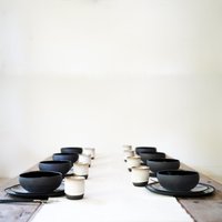 Keramikgeschirr-Set Für 4 Personen, Ess-Set - Essteller, Salatteller Und Schüssel von MassaaStudio