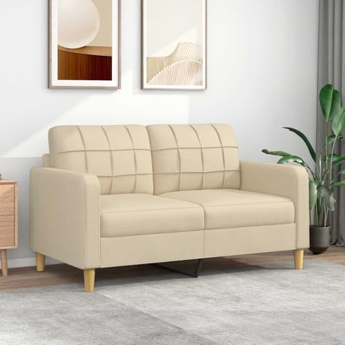Massbinet 2-Sitzer-Sofa Bodensofa Bed mit Pillow Back Support Armrest Schlafsofa Klappbar Compressed Sofas in Box für Wohnzimmer Schlafzimmer Creme 140 cm Stoff Massbinet 2-Sitzer-Sofa Bodensofa Bed mit Pillow Back Support Armrest Schlafsofa Klappbar Compressed Sofas in Box für Wohnzimmer Schlafzimmer Creme 140 cm Stoff von Massbinet