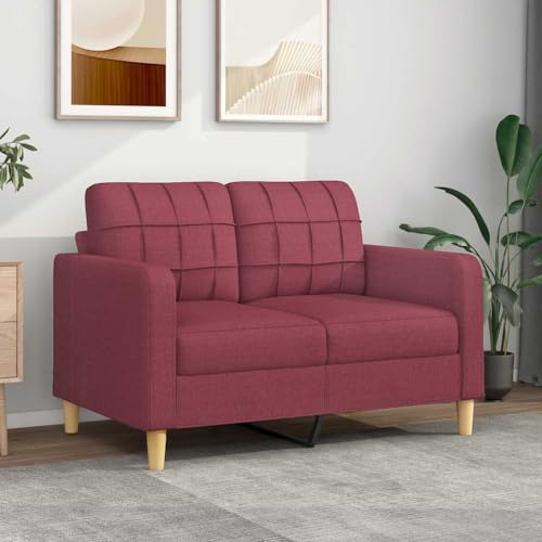 Massbinet 2-Sitzer-Sofa Bodensofa Bed mit Pillow Back Support Armrest Schlafsofa Klappbar Compressed Sofas in Box für Wohnzimmer Schlafzimmer Weinrot 120 cm Stoff Massbinet 2-Sitzer-Sofa Bodensofa Bed mit Pillow Back Support Armrest Schlafsofa Klappbar Compressed Sofas in Box für Wohnzimmer Schlafzimmer Weinrot 120 cm Stoff von Massbinet