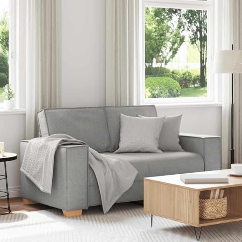 Massbinet 2-Sitzer Sofa Wolkengrau 120 cm Stoff Modernes Sofas mit Wurfkissen Stoffcouch mit Armlehne Massbinet 2-Sitzer Sofa Wolkengrau 120 cm Stoff Modernes Sofas mit Wurfkissen Stoffcouch mit Armlehne von Massbinet