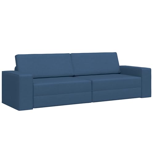 Massbinet Boden Schlafsofa 2-in-1 Blau 245x150x60.5 cm Stoff Modernes Jugendsofa mit Schlaffunktion Gepolstertes Holz-Sofa Stabiles Duo Massbinet Boden Schlafsofa 2-in-1 Blau 245x150x60.5 cm Stoff Modernes Jugendsofa mit Schlaffunktion Gepolstertes Holz-Sofa Stabiles Duo von Massbinet