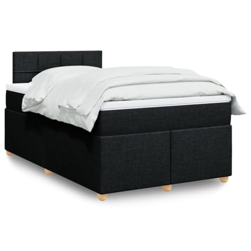 Massbinet Boxspringbett mit Matratze Schwarz 120x190 cm Stoff Modernisierte Federkernbetten Langlebige Matratzen Massbinet Boxspringbett mit Matratze Schwarz 120x190 cm Stoff Modernisierte Federkernbetten Langlebige Matratzen von Massbinet