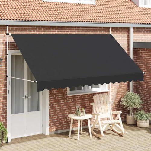 Massbinet Gelenkarmmarkise Markise Gelenkmarkise Terrassenmarkise Sonnenmarkise inkl. Wandhalterung Sonnenschutz Balkonmarkise Wasserabweisend 350 cm Anthrazit Massbinet Gelenkarmmarkise Markise Gelenkmarkise Terrassenmarkise Sonnenmarkise inkl. Wandhalterung Sonnenschutz Balkonmarkise Wasserabweisend 350 cm Anthrazit von Massbinet