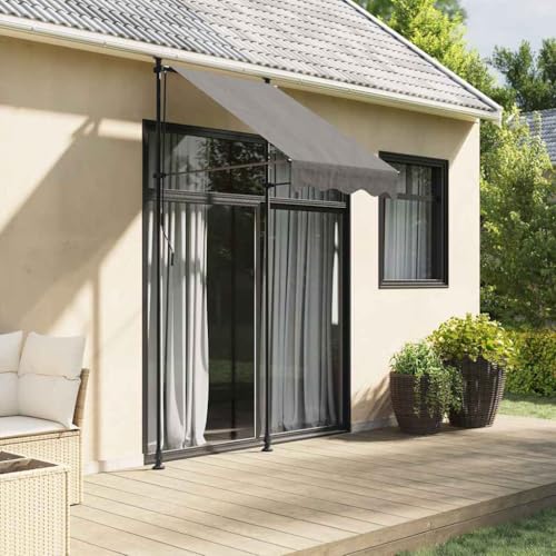 Massbinet Gelenkarmmarkise Markise Gelenkmarkise Terrassenmarkise Sonnenmarkise inkl. Wandhalterung Sonnenschutz Balkonmarkise Wasserabweisend Anthrazit 100x150 cm Stoff und Stahl Massbinet Gelenkarmmarkise Markise Gelenkmarkise Terrassenmarkise Sonnenmarkise inkl. Wandhalterung Sonnenschutz Balkonmarkise Wasserabweisend Anthrazit 100x150 cm Stoff und Stahl von Massbinet