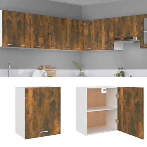 Massbinet Hängeschrank Lyon Räuchereiche 50x31x60 cm Holzwerkstoff Moderner Stil Anti-Kipp-Design Holz für Mehrzweckschrank Vorratsschrank für Küche, Wohnzimmer, Esszimmer Massbinet Hängeschrank Lyon Räuchereiche 50x31x60 cm Holzwerkstoff Moderner Stil Anti-Kipp-Design Holz für Mehrzweckschrank Vorratsschrank für Küche, Wohnzimmer, Esszimmer von Massbinet