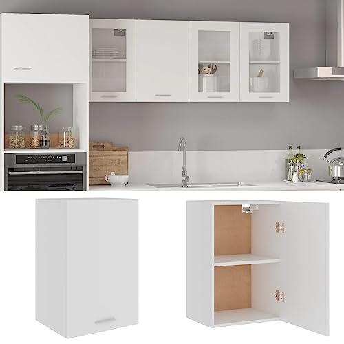 Massbinet Hängeschrank Lyon Weiß 39,5x31x60 cm Holzwerkstoff Moderner Stil Anti-Kipp-Design Holz für Mehrzweckschrank Vorratsschrank für Küche, Wohnzimmer, Esszimmer Massbinet Hängeschrank Lyon Weiß 39,5x31x60 cm Holzwerkstoff Moderner Stil Anti-Kipp-Design Holz für Mehrzweckschrank Vorratsschrank für Küche, Wohnzimmer, Esszimmer von Massbinet