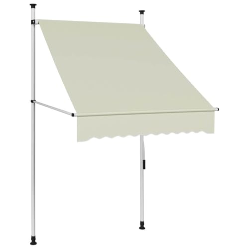 Massbinet Manuelle Gelenkarmmarkise Markise Gelenkmarkise, inkl. Wandhalterung, Handkurbel Wasserabweisend Alu/Polyester für Outdoor Terrasse Balkon 100 cm Creme Massbinet Manuelle Gelenkarmmarkise Markise Gelenkmarkise, inkl. Wandhalterung, Handkurbel Wasserabweisend Alu/Polyester für Outdoor Terrasse Balkon 100 cm Creme von Massbinet
