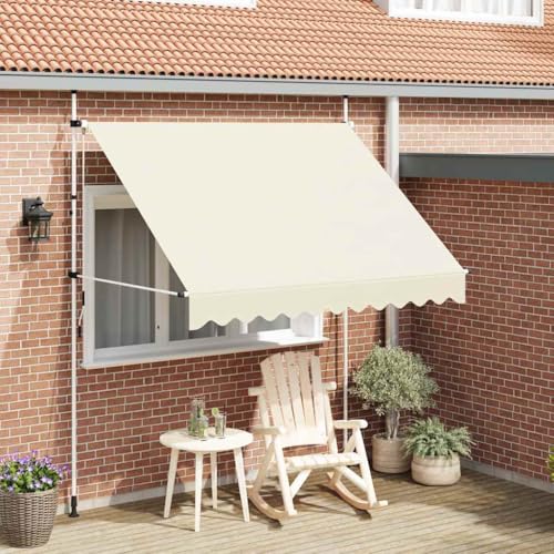 Massbinet Manuelle Gelenkarmmarkise Markise Gelenkmarkise, inkl. Wandhalterung, Handkurbel Wasserabweisend Alu/Polyester für Outdoor Terrasse Balkon 250 cm Cremeweiß Massbinet Manuelle Gelenkarmmarkise Markise Gelenkmarkise, inkl. Wandhalterung, Handkurbel Wasserabweisend Alu/Polyester für Outdoor Terrasse Balkon 250 cm Cremeweiß von Massbinet