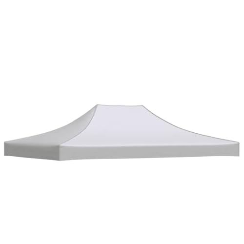 Massbinet Partyzelt-Dach 4x3 m Weiß 270 g/m² Ersatzdach für Garten Pavillon Sand Antik Pavillondach von Massbinet