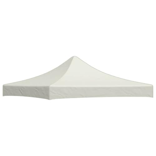 Massbinet Partyzeltdach 3x3 m Creme Ersatzdach für Garten Pavillon Sand Antik Pavillondach von Massbinet