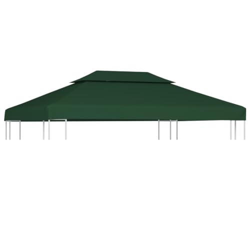 Massbinet Pavillon Dach Ersatzdach Wasserdicht Abdeckung Stabil Winterfest Gartenpavillon Doppeldach Pavillon-Dachplane Ersatzdach 310 g/m² Grün 3x4 m Massbinet Pavillon Dach Ersatzdach Wasserdicht Abdeckung Stabil Winterfest Gartenpavillon Doppeldach Pavillon-Dachplane Ersatzdach 310 g/m² Grün 3x4 m von Massbinet