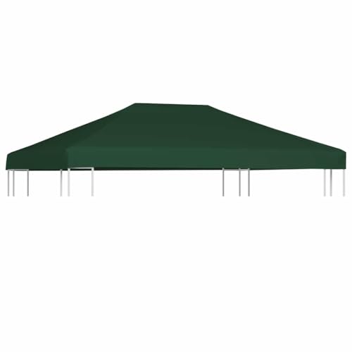 Massbinet Pavillon Wasserdicht Transparent Wasserfeste Pavillon Abdeckplane Wetterschutz Gartenzelt Pavillondach 310 g/m² 4x3 m Grün Massbinet Pavillon Wasserdicht Transparent Wasserfeste Pavillon Abdeckplane Wetterschutz Gartenzelt Pavillondach 310 g/m² 4x3 m Grün von Massbinet