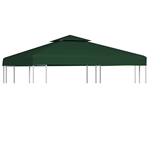 Massbinet Pavillondach Faltpavillon Sturmfest Partyzelt Ersatzbezug Top Abdeckung Baldachin Pavillon-Ersatzdach 310 g/m² Grün 3x3 m Massbinet Pavillondach Faltpavillon Sturmfest Partyzelt Ersatzbezug Top Abdeckung Baldachin Pavillon-Ersatzdach 310 g/m² Grün 3x3 m von Massbinet