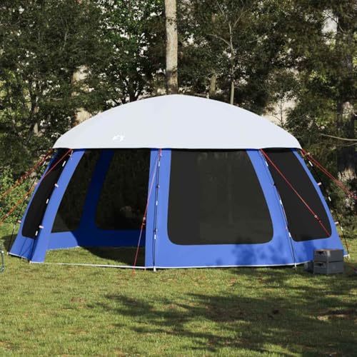 Massbinet Poolzelt mit abnehmbarem Überzelt Netzwänden Azurblau 510x510cm von Massbinet