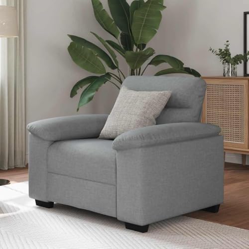 Massbinet Sessel Hellgrau 60 cm Stoff Kleine Sofas Mini-Sofas für das Wohnzimmer Massbinet Sessel Hellgrau 60 cm Stoff Kleine Sofas Mini-Sofas für das Wohnzimmer von Massbinet