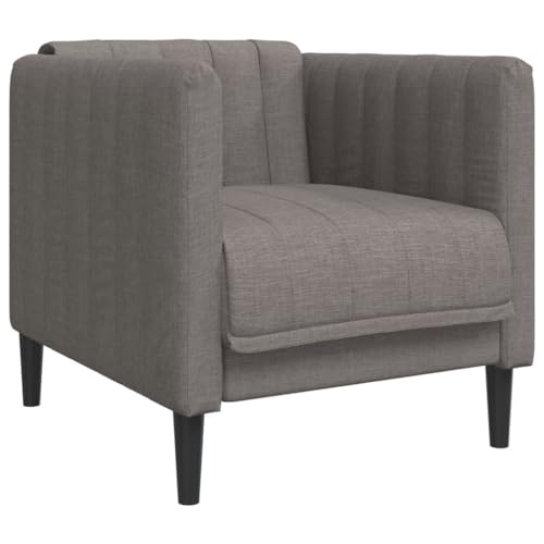Massbinet Sessel Taupe Stoff Moderner Bodencouch für Schlafzimmer Wohnzimmer von Massbinet