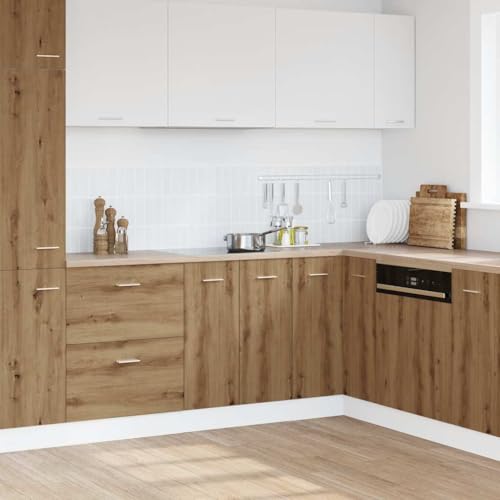 Massbinet Unterschrank Lyon Artisan-Eiche 60x46x81,5 cm Holzwerkstoff Moderner Stil Anti-Kipp-Design Holz für Mehrzweckschrank Vorratsschrank für Küche, Wohnzimmer, Esszimmer Massbinet Unterschrank Lyon Artisan-Eiche 60x46x81,5 cm Holzwerkstoff Moderner Stil Anti-Kipp-Design Holz für Mehrzweckschrank Vorratsschrank für Küche, Wohnzimmer, Esszimmer von Massbinet
