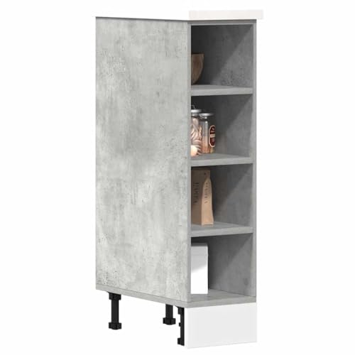 Massbinet Unterschrank Riga Betongrau 20x44,5x81,5 cm Holzwerkstoff Moderner Stil Anti-Kipp-Design Holz für Mehrzweckschrank Vorratsschrank für Küche, Wohnzimmer, Esszimmer Massbinet Unterschrank Riga Betongrau 20x44,5x81,5 cm Holzwerkstoff Moderner Stil Anti-Kipp-Design Holz für Mehrzweckschrank Vorratsschrank für Küche, Wohnzimmer, Esszimmer von Massbinet