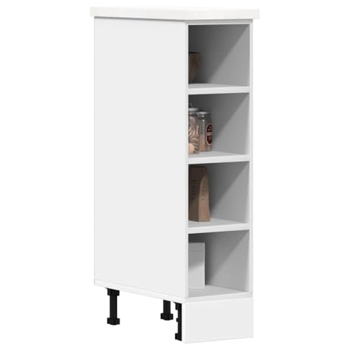Massbinet Unterschrank Riga Weiß 20x44,5x81,5 cm Holzwerkstoff Moderner Stil Anti-Kipp-Design Holz für Mehrzweckschrank Vorratsschrank für Küche, Wohnzimmer, Esszimmer Massbinet Unterschrank Riga Weiß 20x44,5x81,5 cm Holzwerkstoff Moderner Stil Anti-Kipp-Design Holz für Mehrzweckschrank Vorratsschrank für Küche, Wohnzimmer, Esszimmer von Massbinet