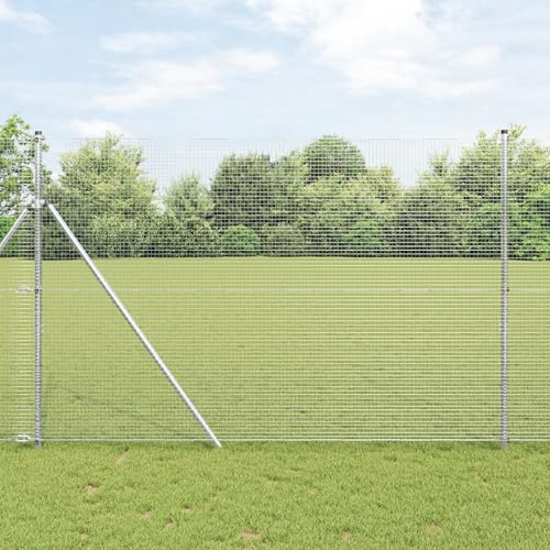 Massbinet Zaunpfosten Set 2er Set Verzinkter Stahl 10 x 1,5 m Langlebig Perfekt als Gartenzaun Gartentor Brettertzaun Massbinet Zaunpfosten Set 2er Set Verzinkter Stahl 10 x 1,5 m Langlebig Perfekt als Gartenzaun Gartentor Brettertzaun von Massbinet