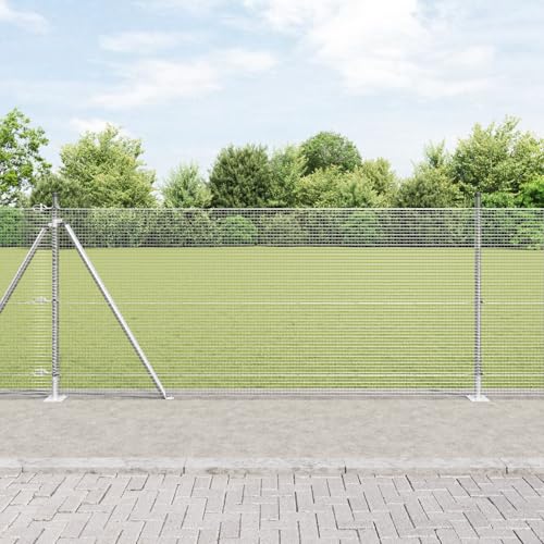 Massbinet Zaunpfosten-Set 2er Set Verzinkter Stahl 10 x 1 m Robust Perfekt als Gartenzaun Gartentor Brettertzaun Massbinet Zaunpfosten-Set 2er Set Verzinkter Stahl 10 x 1 m Robust Perfekt als Gartenzaun Gartentor Brettertzaun von Massbinet