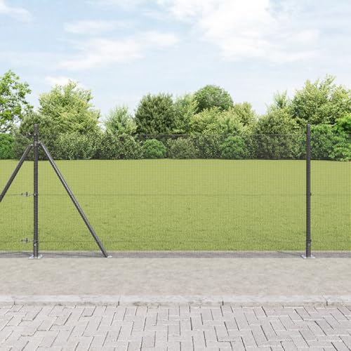 Massbinet Zaunpfosten-Set Set mit 2 Grau Metall, Beton 25 x 1 m Langlebig Perfekt als Gartenzaun Gartentor Brettertzaun Massbinet Zaunpfosten-Set Set mit 2 Grau Metall, Beton 25 x 1 m Langlebig Perfekt als Gartenzaun Gartentor Brettertzaun von Massbinet