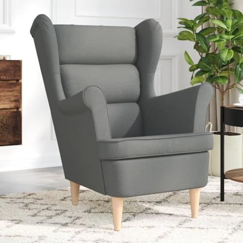 Massibinet Relaxsessel Fernsehsessel Einzelsofa Sessel Dunkelgrau 74x84x100 cm Stoff von Massbinet