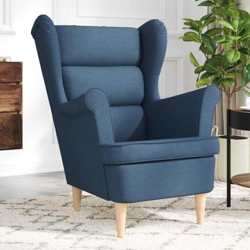 Massibinet Relaxsessel Fernsehsessel Lesesessel Sessel Blau 74x84x100 cm Stoff Massibinet Relaxsessel Fernsehsessel Lesesessel Sessel Blau 74x84x100 cm Stoff von Massbinet