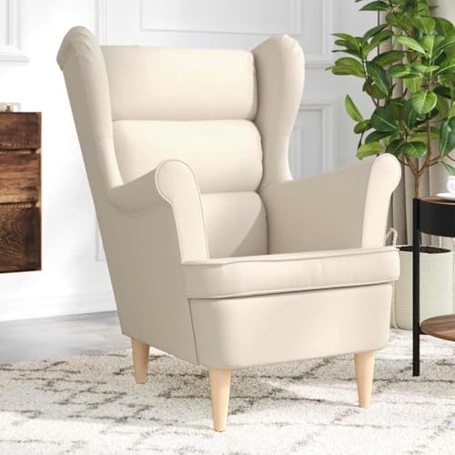 Massibinet Sessel Weiß 74x84x100 cm Loungesessel mit Liegefunktion Polstersessel Leinen Massibinet Sessel Weiß 74x84x100 cm Loungesessel mit Liegefunktion Polstersessel Leinen von Massbinet