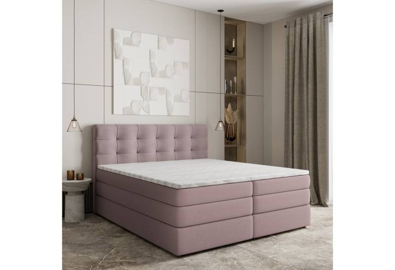 Masseno Boxbett AREZI 160x200 cm mit Bonell Matratze und Topper von Masseno