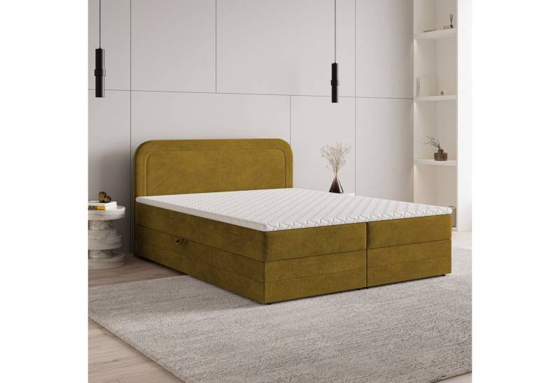 Masseno Boxbett ARMEL 160x200 cm mit Bonell Matratze und Topper von Masseno