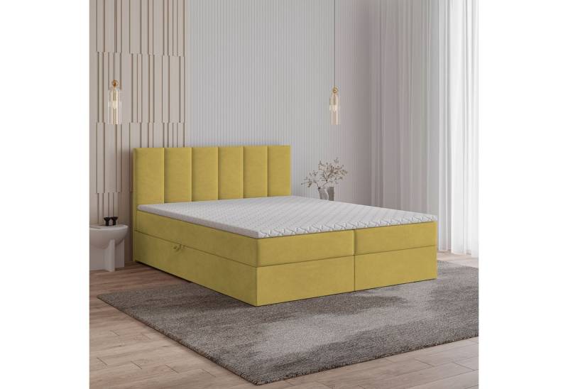 Masseno Boxbett MERIL 180x200 cm mit Bonell Matratze und Topper von Masseno