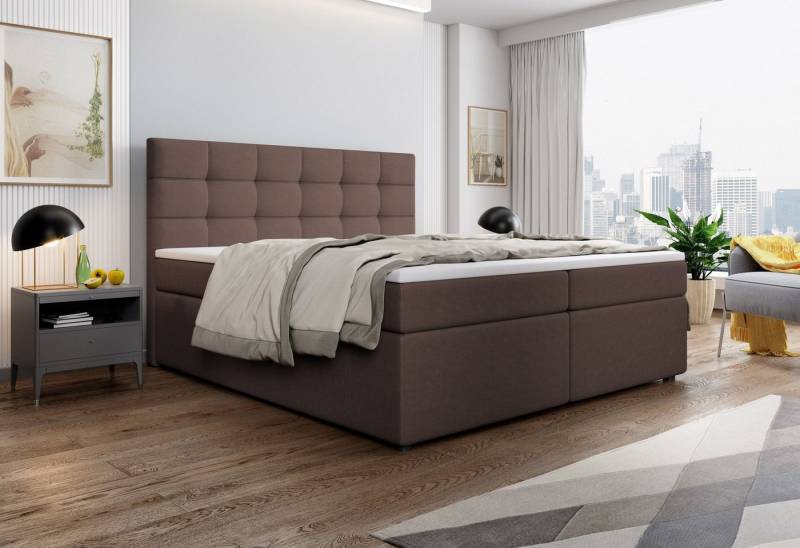 Masseno Boxbett PALMA 140x200 cm mit Bonell Matratze und Topper von Masseno
