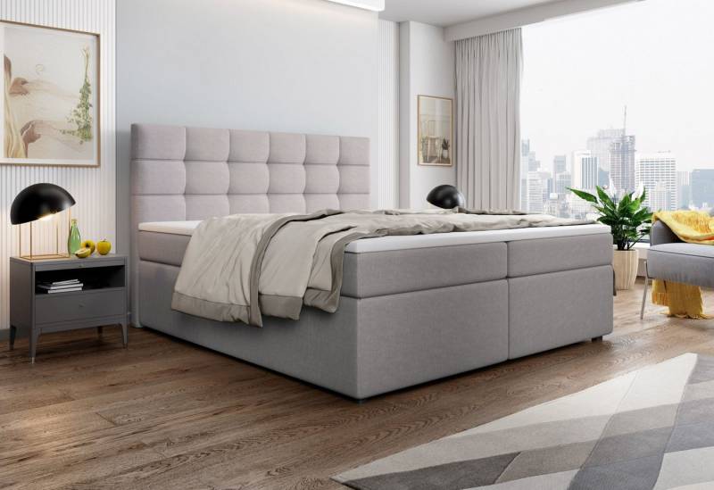 Masseno Boxbett PALMA 180x200 cm mit Bonell Matratze und Topper von Masseno