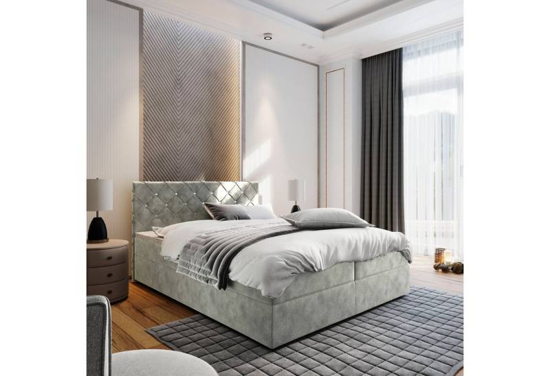 Masseno Boxbett RIVA 160x200 cm mit Bonell Matratze und Topper von Masseno