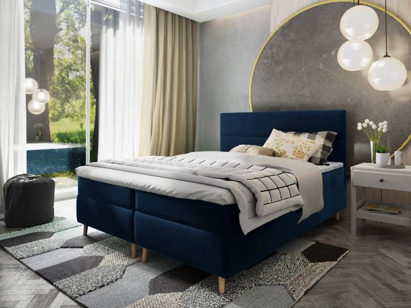Masseno Boxbett SANTA 140x200 cm mit Bonell Matratze und Topper von Masseno