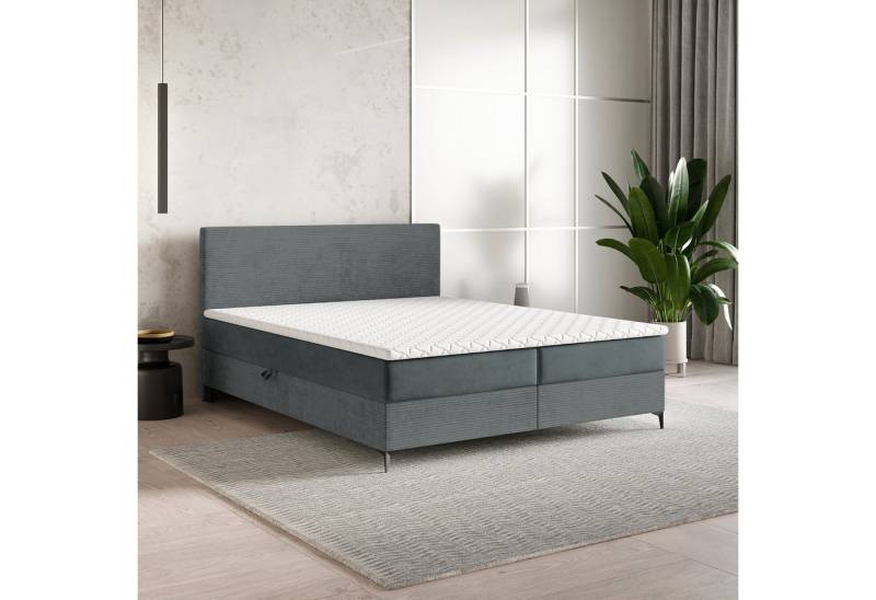 Masseno Boxbett TORREL 160x200 cm mit Bonell Matratze und Topper von Masseno