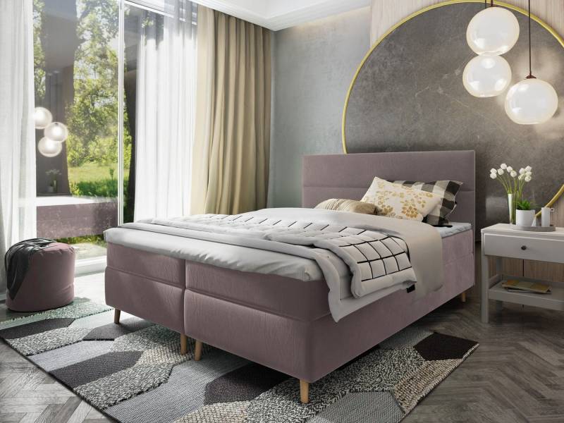 Masseno Boxbett SANTA 160x200 cm mit Bonell Matratze und Topper von Masseno